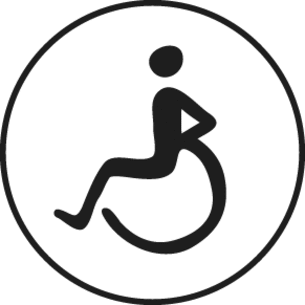 Symbol Rollstuhl 