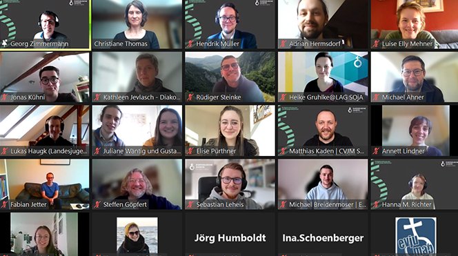 Treffen der Landesjugendkammer per Zoom