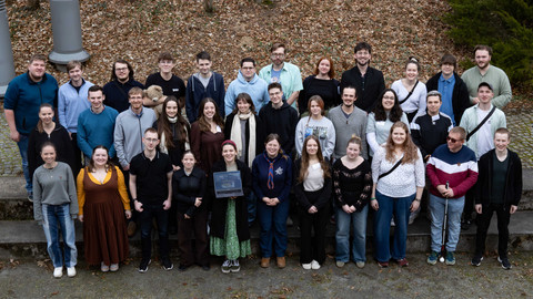 Gruppenfoto mit Mitgliedern des Landesjugendkonventes